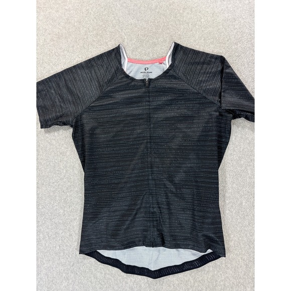 Pearl Izumi Tops - Pearl Izumi Full Zip Short Sleeve Cycling Jersey (Women's Large) Gray/Black